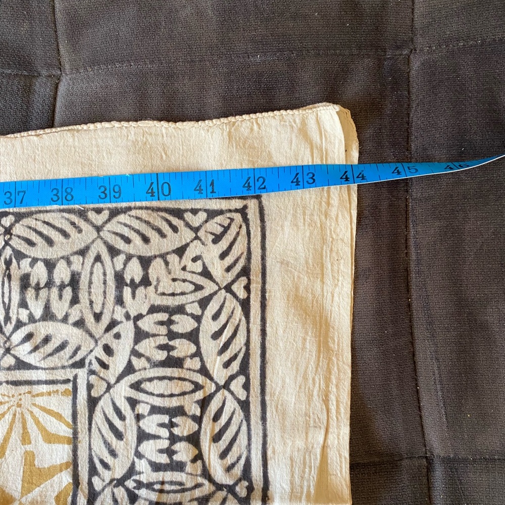 NEW INDIAN HAND BLOCK PRINT SARONG/SCARF/WRAP - Picture 7 of 7